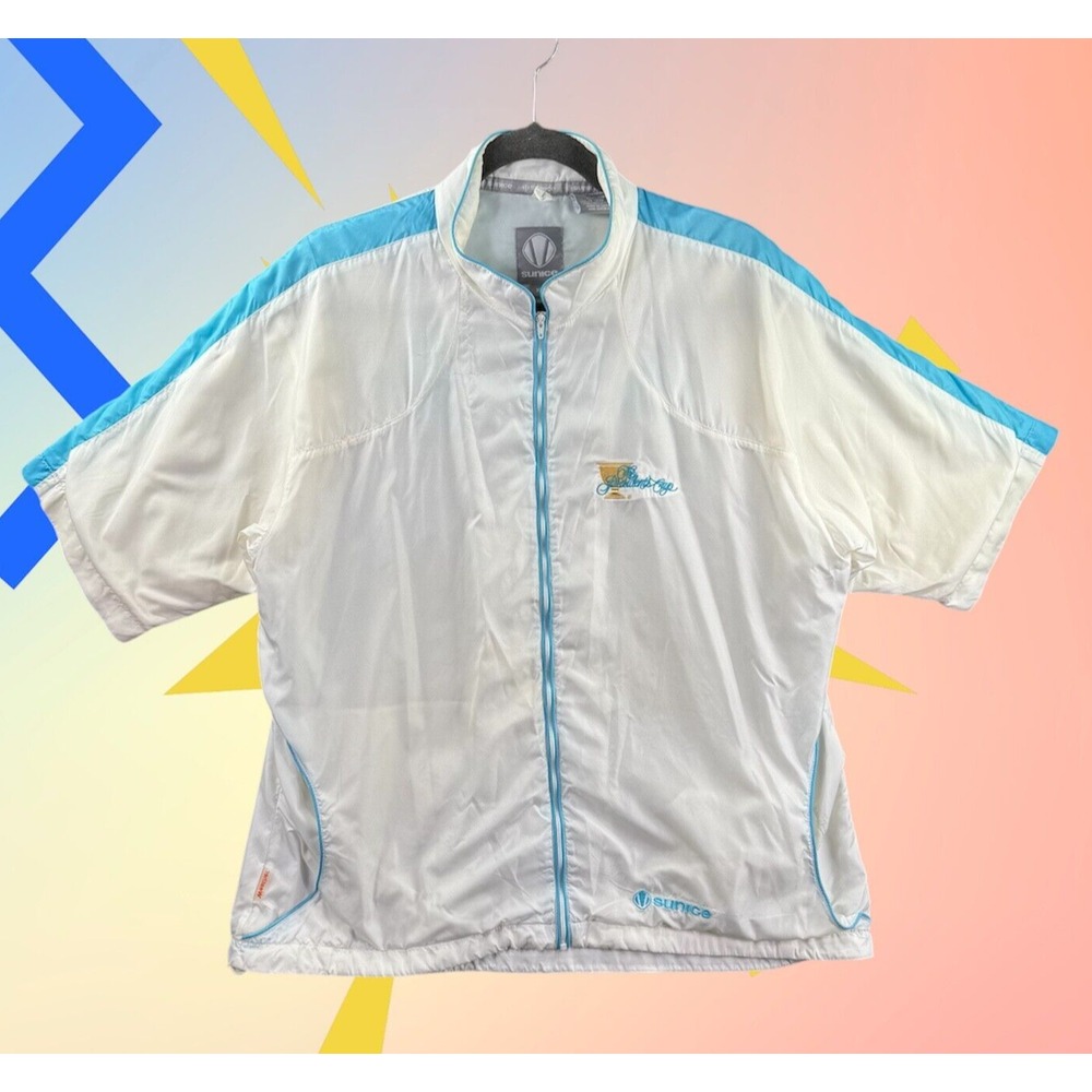 Sunice Golf Shacket Women Xl Presidents Cup Windbreaker White Jacket Ripstop